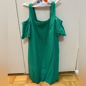 J. Crew cold shoulder basketweave dress